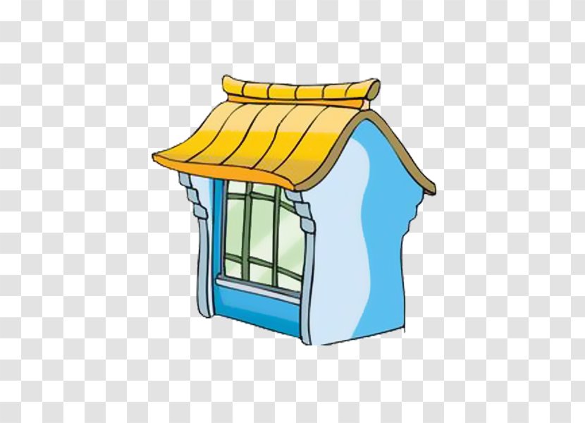 China Cartoon Architecture Tencent QQ Illustration - Architectural Style - Chinese Wind Yard Transparent PNG