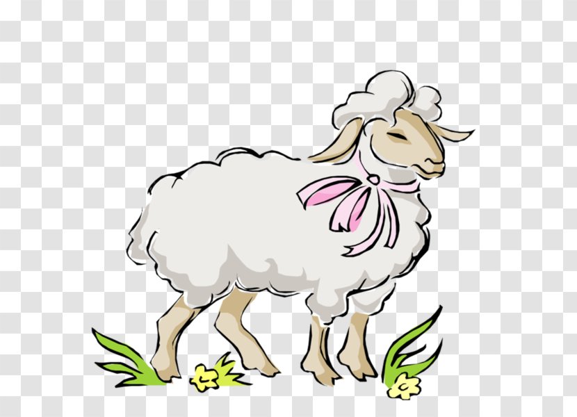 Sheep Vector Graphics Clip Art Euclidean Drawing - Cow Goat Family Transparent PNG