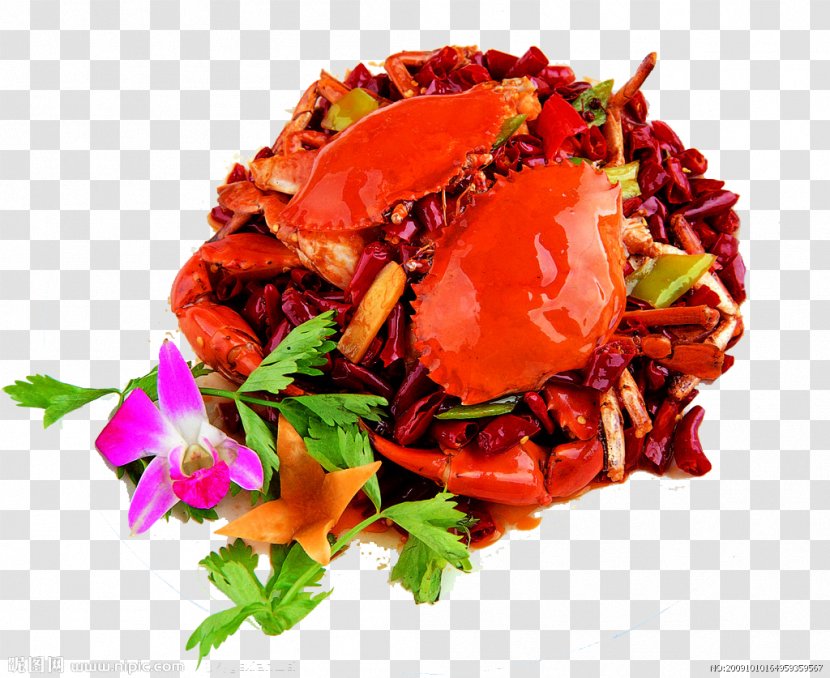Chilli Crab Chinese Cuisine Food Pungency Transparent PNG