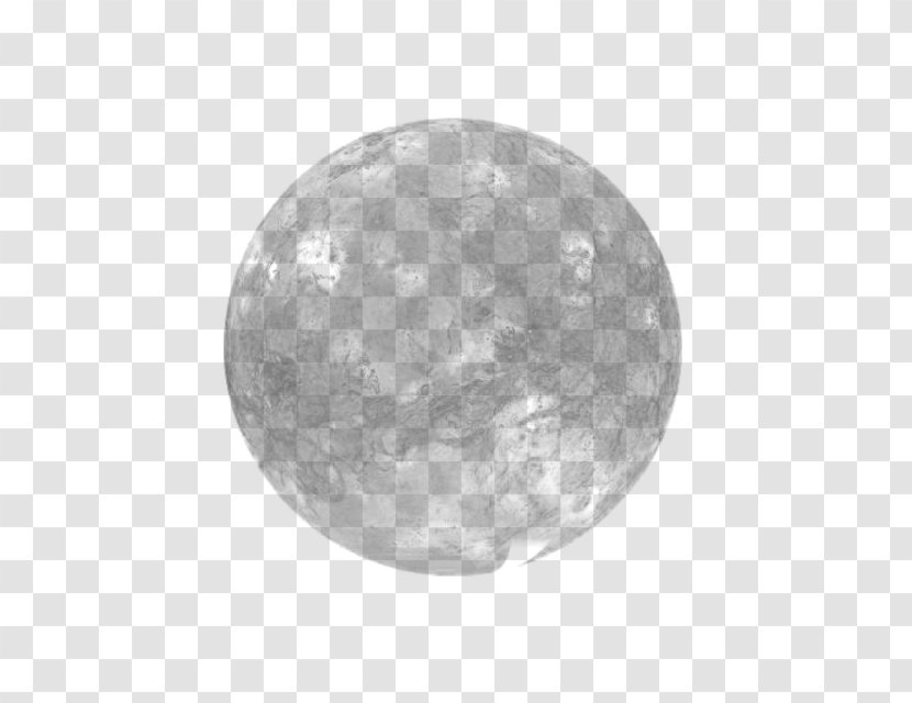 Moon - Sphere - Monochrome Transparent PNG