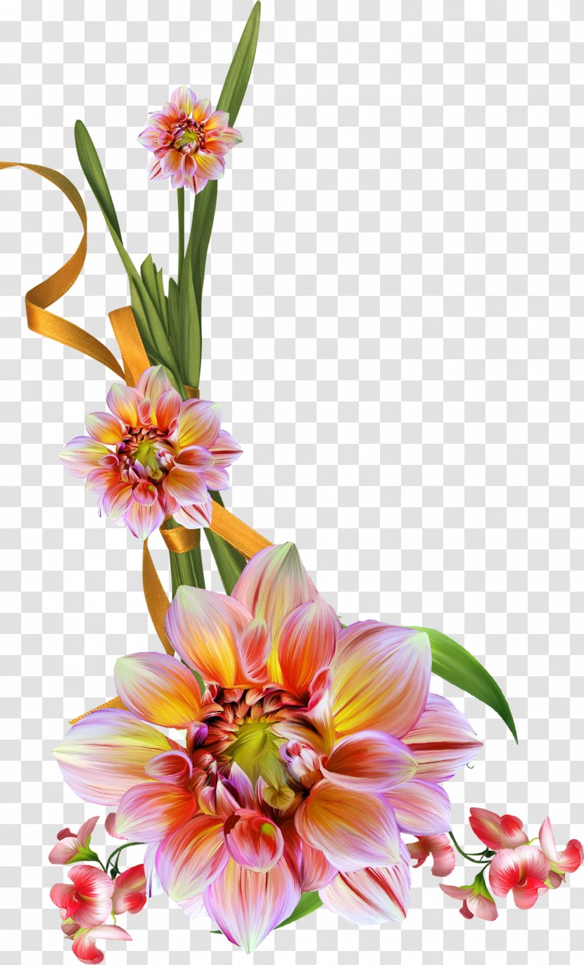 Flower Clip Art - Floral Design - Handmade Transparent PNG