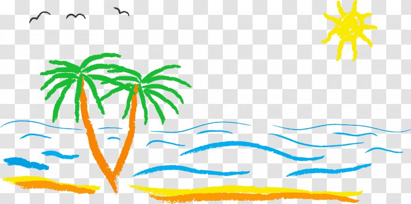 Childrens Drawing Paper - Sandy Beach Transparent PNG