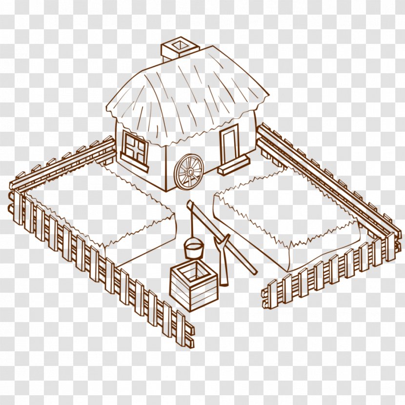 Farmhouse Clip Art - Home Transparent PNG