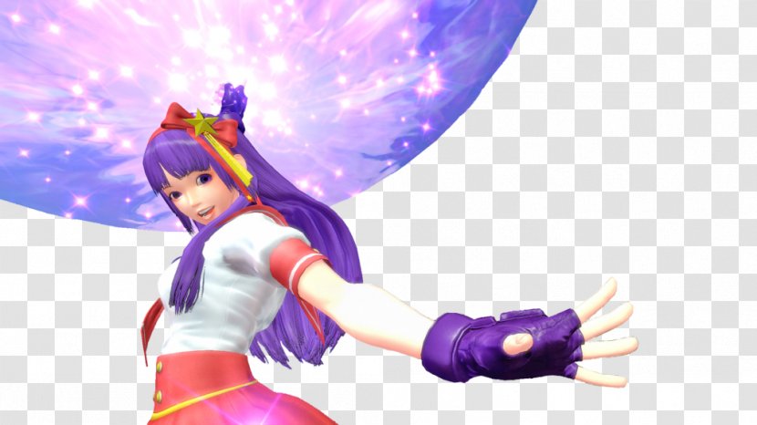 The King Of Fighters XIV Athena Fighters: Maximum Impact Psycho Soldier '94 - Violet Transparent PNG