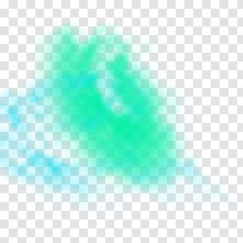 Green Circle Turquoise Pattern - Tree - Light Fog Effect Transparent PNG
