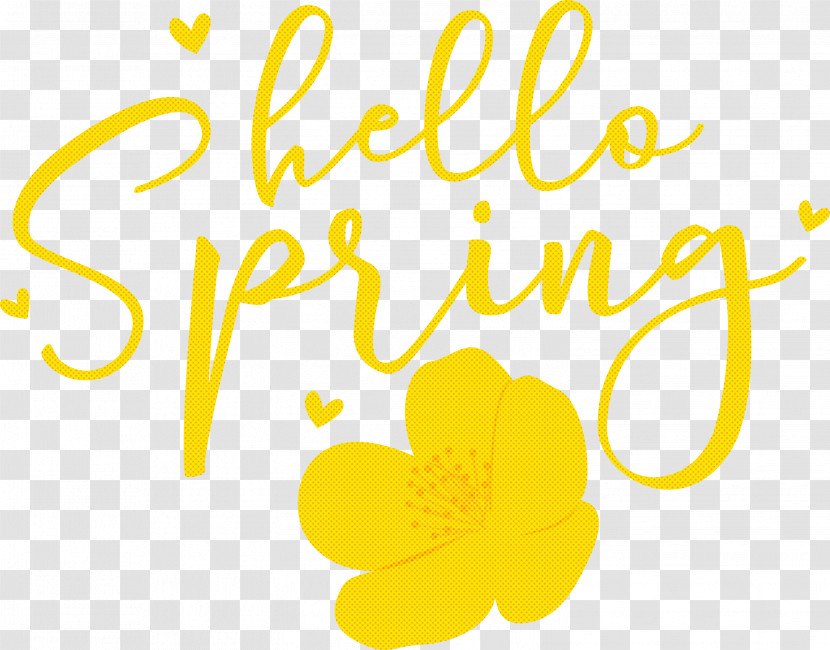 Hello Spring Spring Transparent PNG