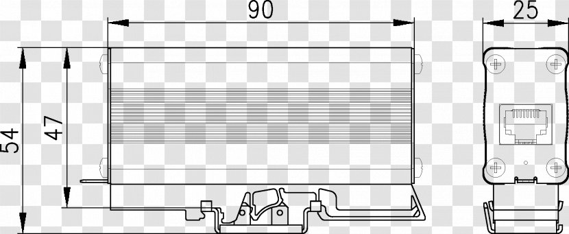 Paper Floor Plan Technical Drawing - White - Design Transparent PNG