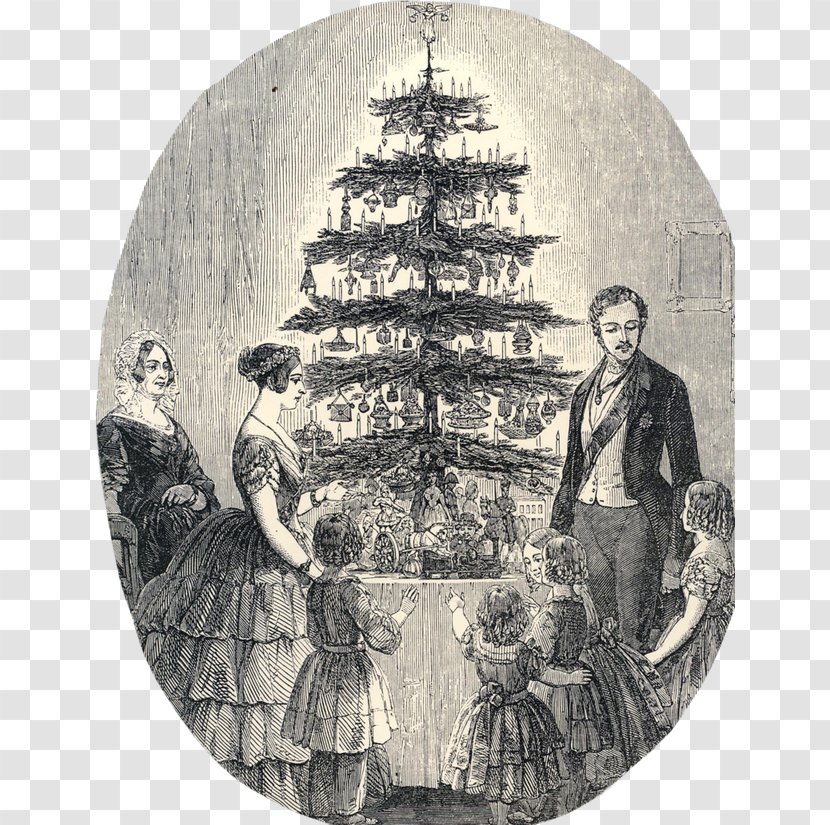 Victorian Era Christmas Tree Victoria And Albert Museum & Albert's - Tradition Transparent PNG