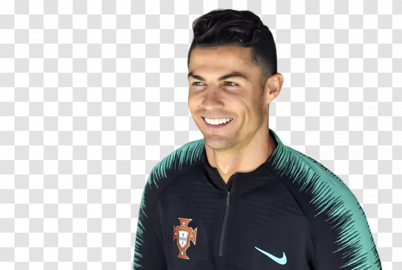 Cristiano Ronaldo - Tshirt - Ear Black Hair Transparent PNG
