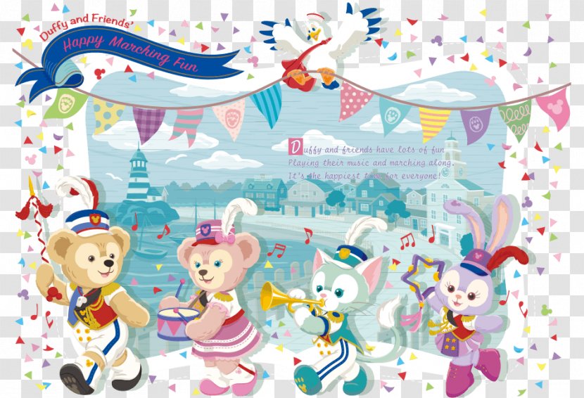 Tokyo DisneySea 東京ディズニーリゾート35周年“Happiest Celebration!” Duffy The Disney Bear Mickey Mouse マイ・フレンド・ダッフィー - Stuffed Animals Cuddly Toys Transparent PNG