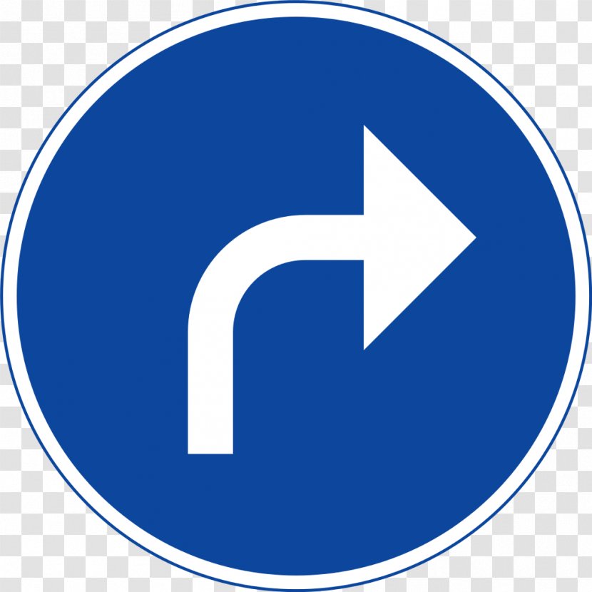 Mandatory Sign Road Carriageway Traffic Lane Transparent PNG