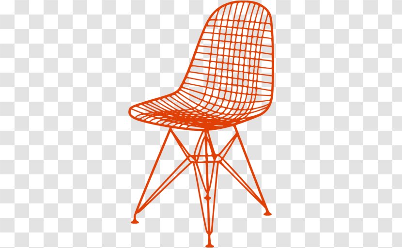 Wire Chair (DKR1) Eames Lounge Table Charles And Ray - Plastic Side Transparent PNG