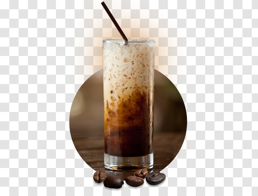 Iced Coffee Cocktail Cafe Fizzy Drinks - Flavor Transparent PNG