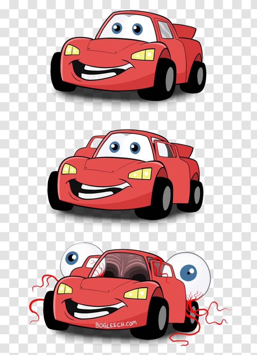 Cars Lightning McQueen Mater Comics - Motor Vehicle - Car Transparent PNG