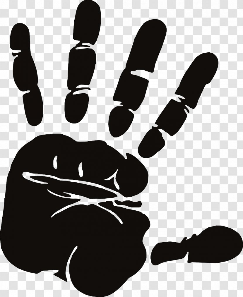 Hand Clip Art - Silhouette - Wounds Transparent PNG