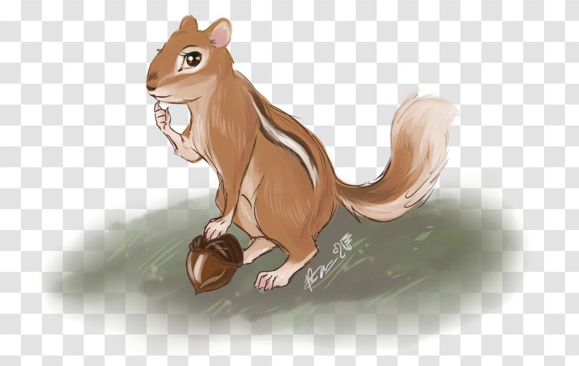 Chipmunk Squirrel Furry Fandom Art - Rodent Transparent PNG