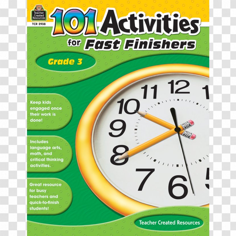 101 Activities For Fast Finishers: Grade 3 Teacher First Grading In Education 1 - Substitute - Third Transparent PNG