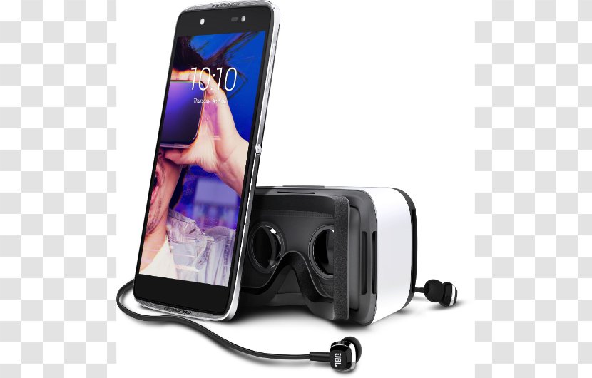 Alcatel Idol 4 Mobile Virtual Reality Headset Telephone - Electronics - Smartphone Transparent PNG