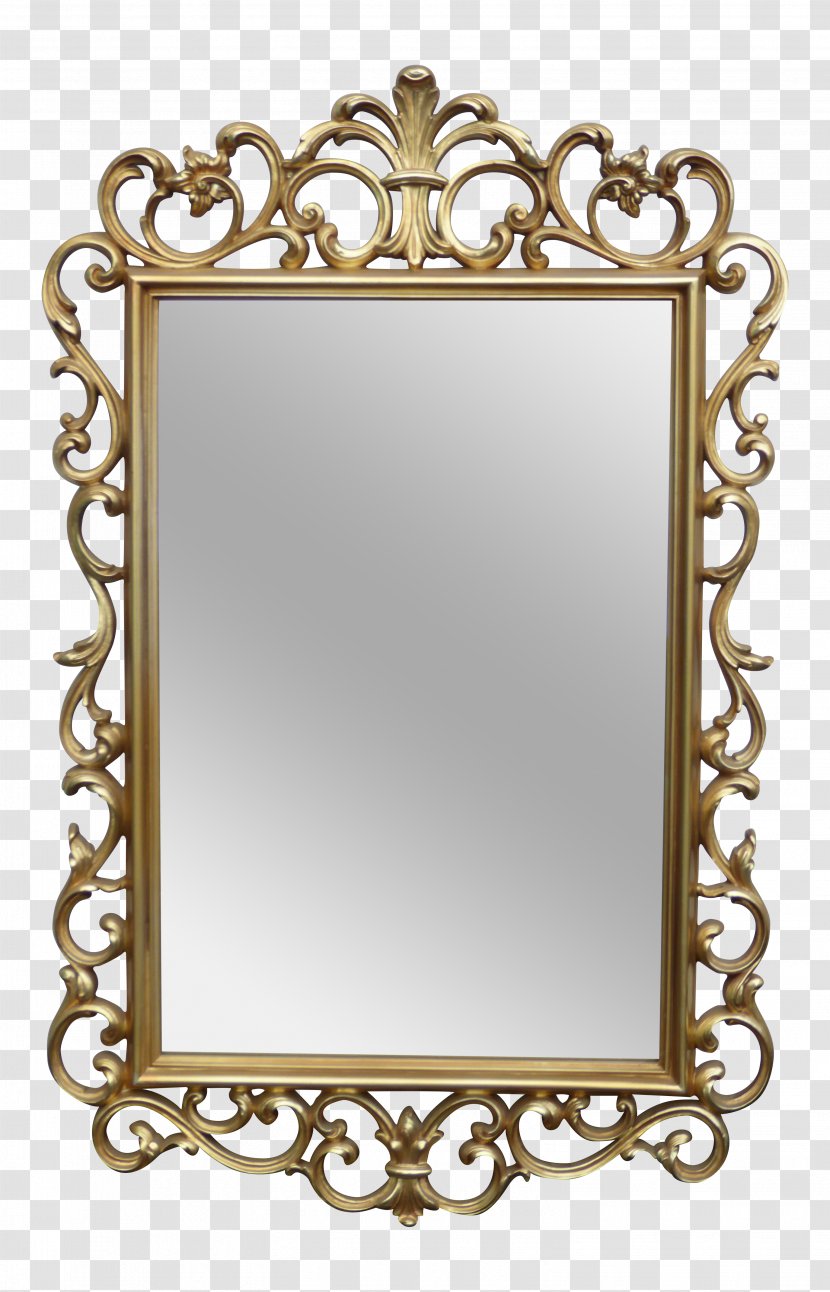 Picture Frames Mirror Wall Rococo - Fireplace Transparent PNG
