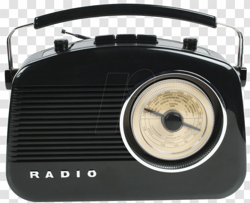 Antique Radio FM Broadcasting AM Transistor - Communication Device Transparent PNG