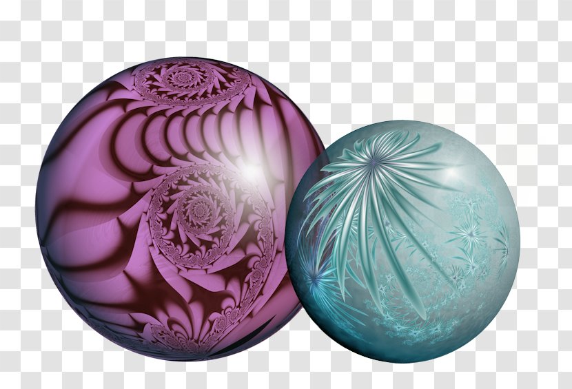 Easter Egg Sphere - Purple Transparent PNG