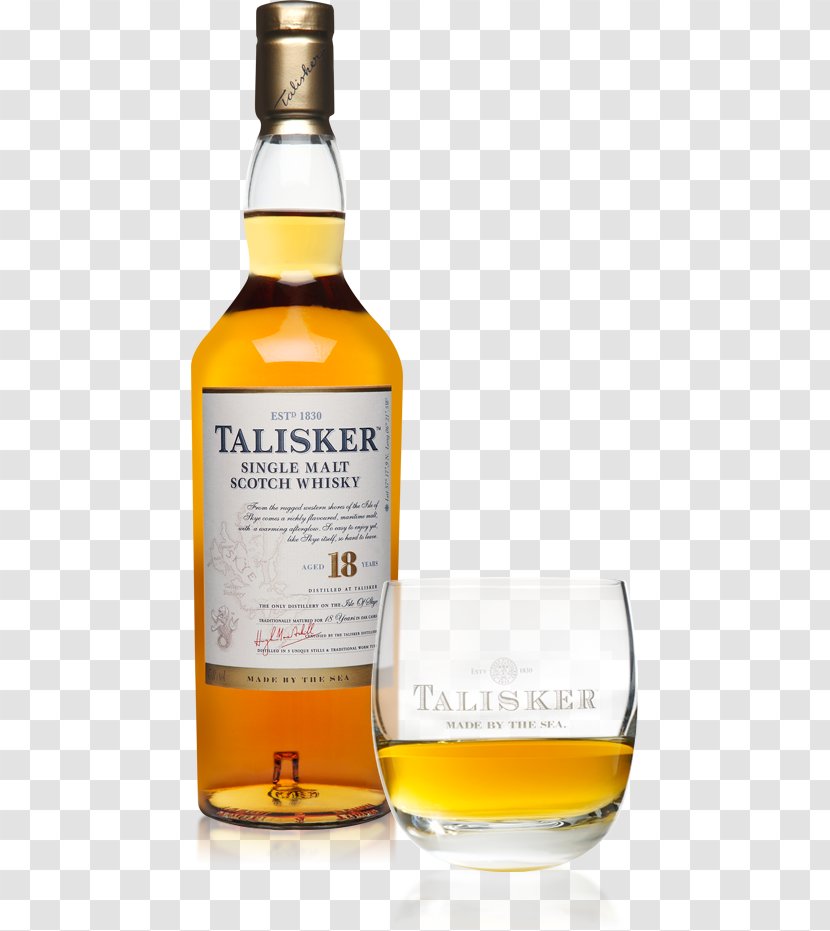 Whiskey Single Malt Whisky Scotch Talisker Distillery - Glass Bottle - Lamps Transparent PNG
