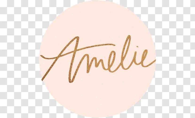 Logo Circle Font - Text - Amelie Transparent PNG