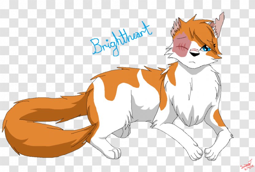 Brightheart Cats Of The Clans Into Wild Warriors Fan Art - Mammal - Bright Ideas Transparent PNG