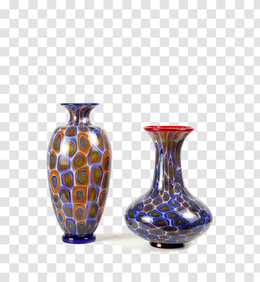 Vase Ceramic Cobalt Blue Glass Pottery Transparent PNG