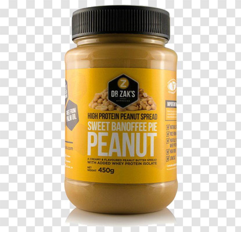 Dr.Zak's High Protein Peanut Spread 450g Dr Zak's Butter Chocolate Zaks P/Butter - Orig Smooth 450gPeanut Pie Transparent PNG