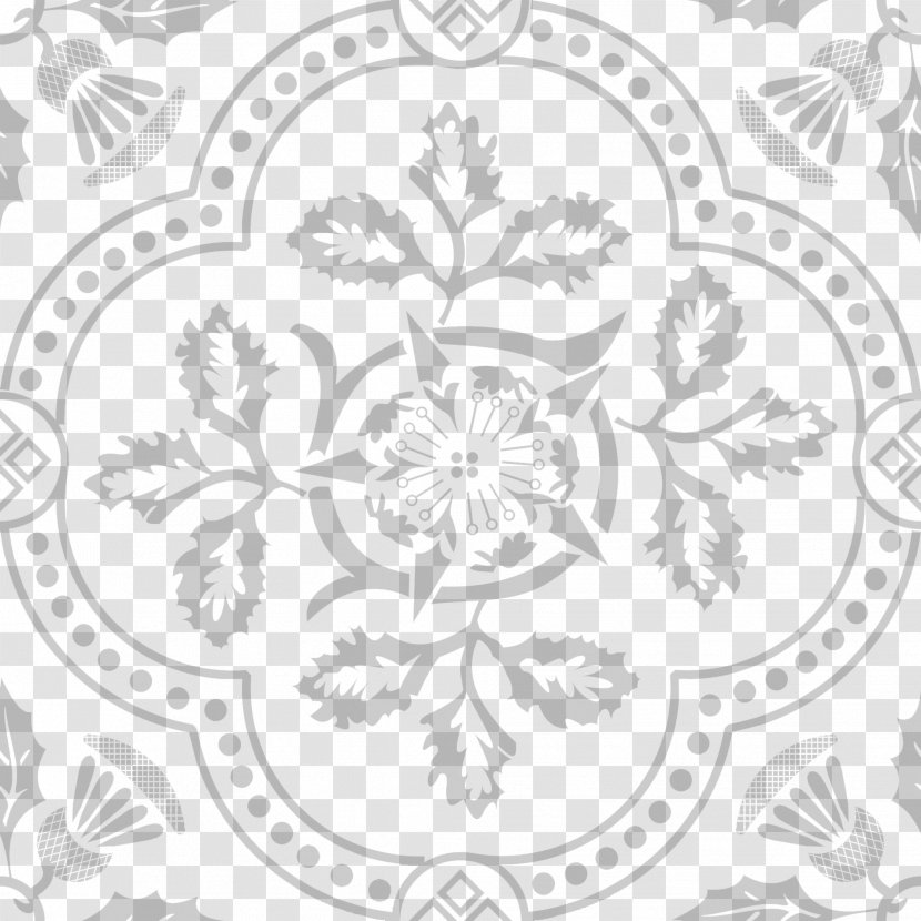 Floral Design Pattern - Drawing - Gold Transparent PNG