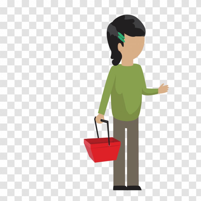 Shopping Tmall Icon - Child - Women Basket Transparent PNG