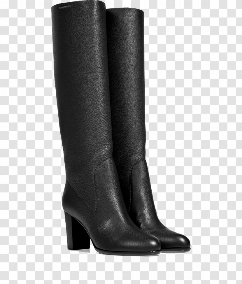 Riding Boot Knee-high Shoe Fashion - Leather Shoes Transparent PNG