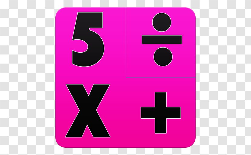 Kuis Matematika Anak SD Google Play - Magenta Transparent PNG