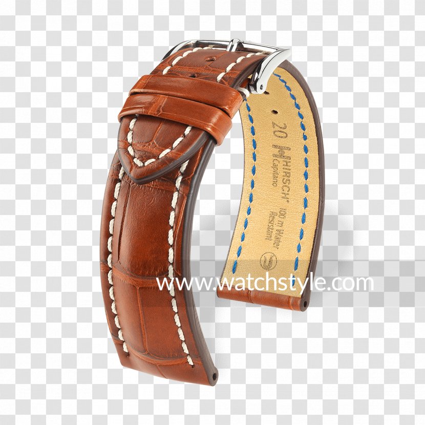 Watch Strap Leather Clock - American Alligator Transparent PNG