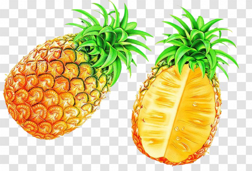 Juice Pineapple Food Auglis Eating - Cut Transparent PNG