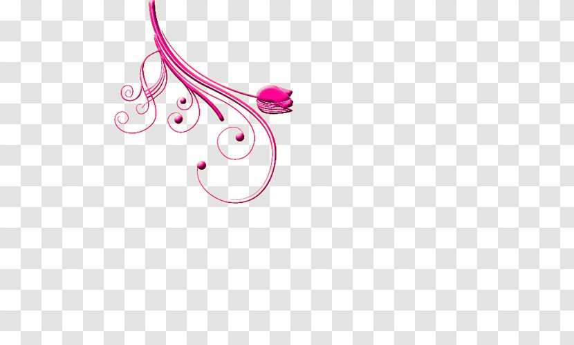 Feeling Love Beauty - Line Flowers Transparent PNG