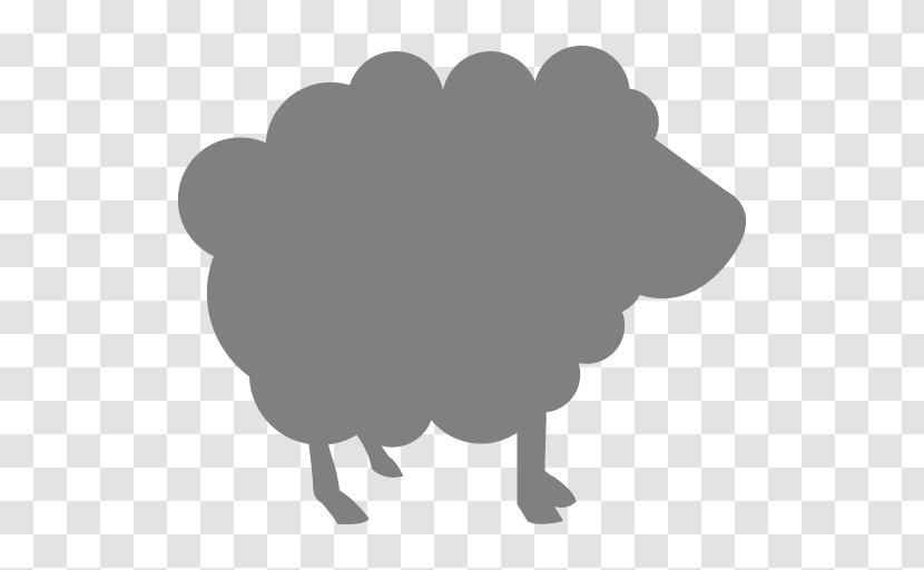 Cattle Vector Graphics Animal Silhouettes Clip Art Sheep - Tree Transparent PNG