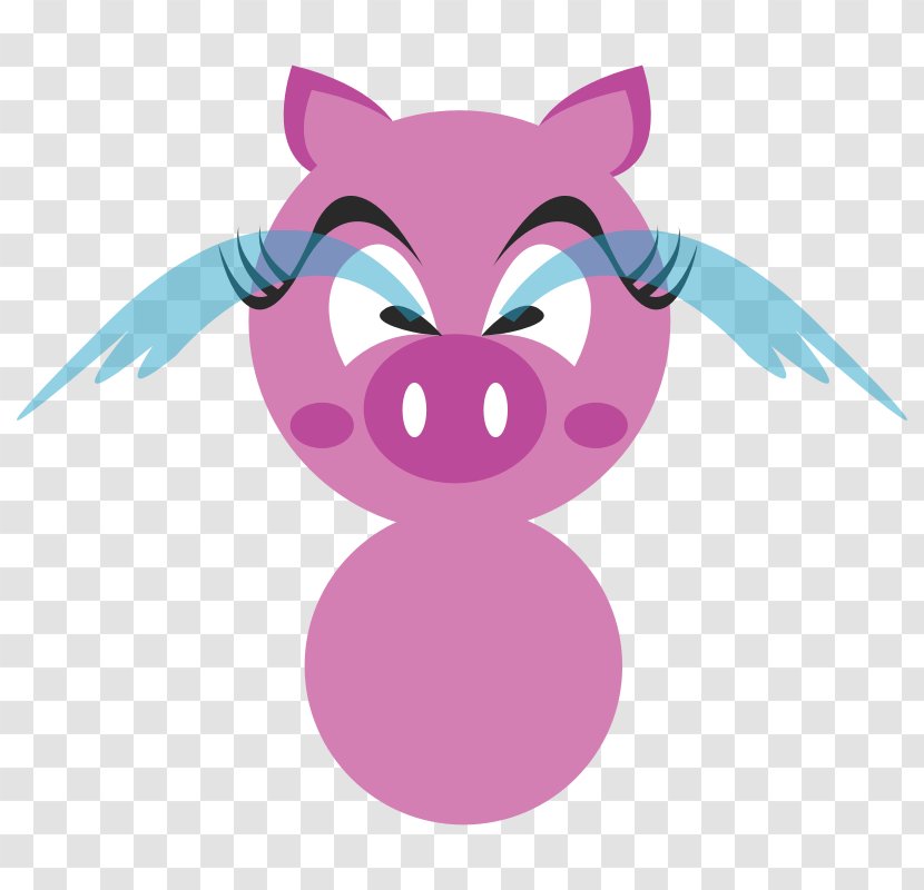 Domestic Pig Free Content Clip Art - Cat Like Mammal - Crying Images Transparent PNG