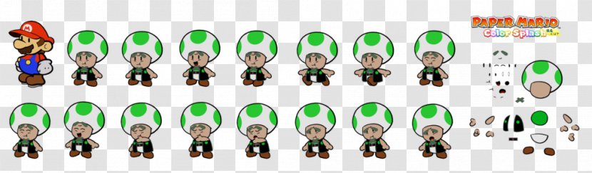Paper Mario: Color Splash Sticker Star Super Mario RPG Toad - Series Transparent PNG