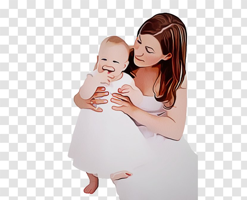 Child People Mother Skin Cartoon - Toddler Interaction Transparent PNG