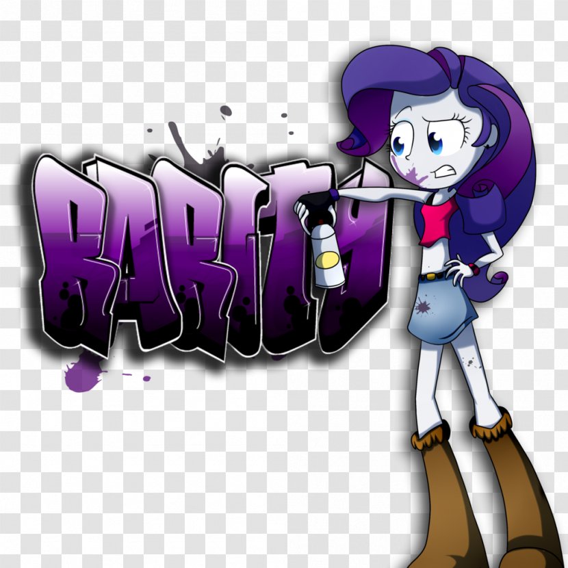 Rarity Twilight Sparkle Pony Rainbow Dash Graffiti - Flower Transparent PNG