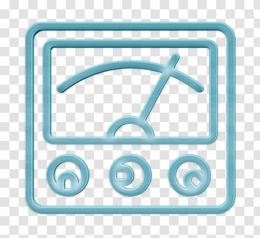 Power Icon Constructions Icon Voltmeter Icon Transparent PNG