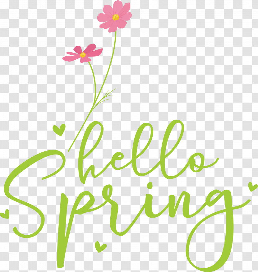 Hello Spring Spring Transparent PNG