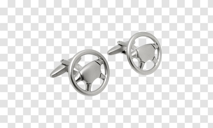 Earring Cufflink Motor Vehicle Steering Wheels - Designer - Jewellery Transparent PNG