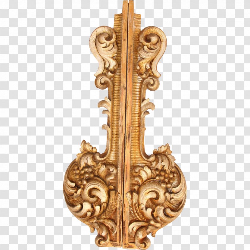 19th Century Rococo Ornament Wood Carving Baroque - Victorian Decorative Arts Transparent PNG