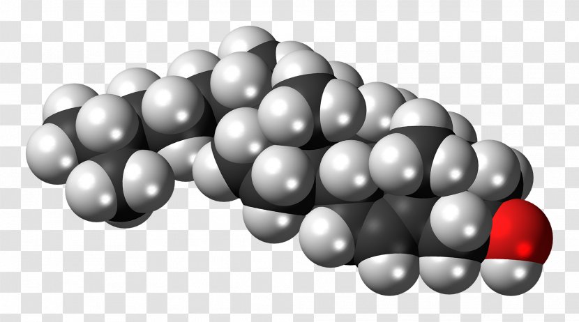 Cholesterol Molecule Space-filling Model Otorhinolaryngology Cholesteryl Ester - Therapy - Molecules Transparent PNG