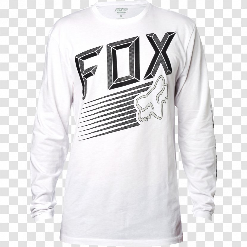 Long-sleeved T-shirt Fox Racing Clothing - Long Sleeved T Shirt Transparent PNG