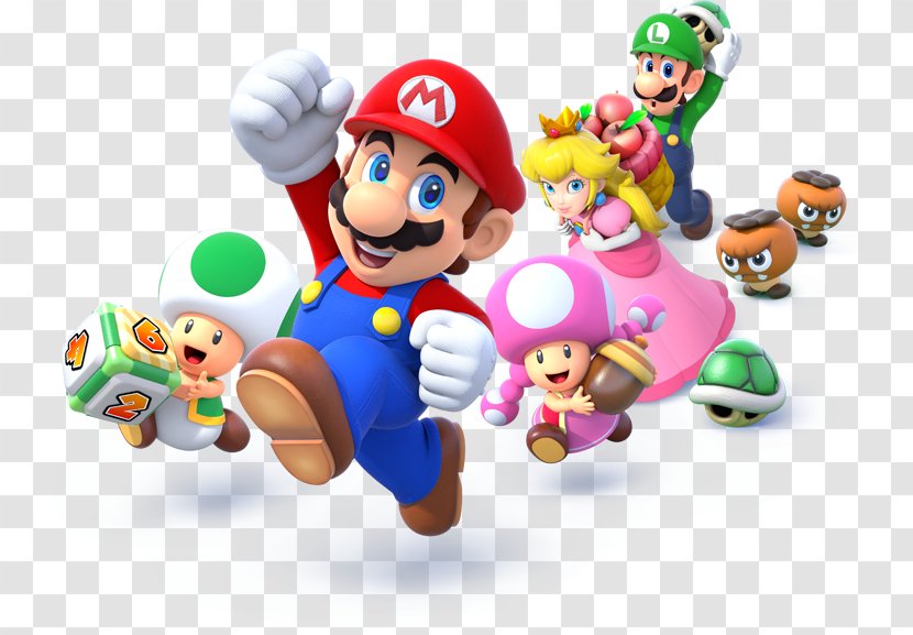 Mario Party Star Rush Luigi Princess Peach Toad Bros. - Super Birthday Transparent PNG