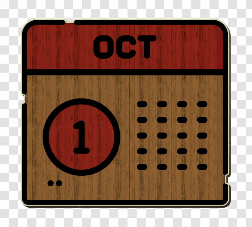 October Icon Calendar Icon Social Media Icon Transparent PNG